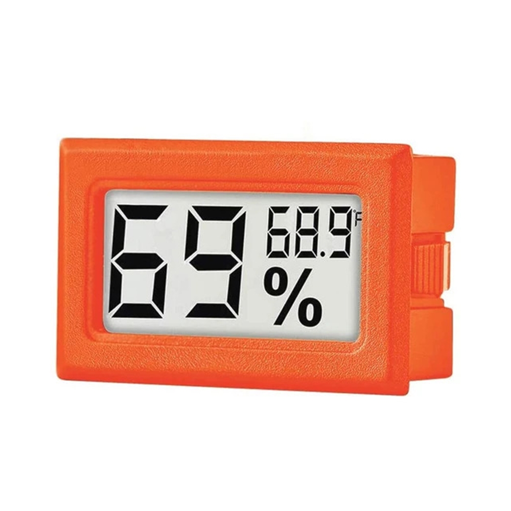 Mini Digital LCD Temperature Humidity Meter Clock Indoor
