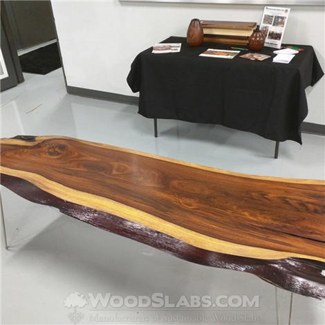 Wood Slab Table DIY
