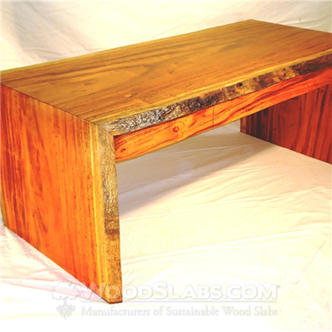 Featured Project: Tigerwood Slab Desk
