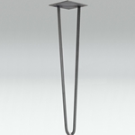 Raw Steel Hairpin Legs