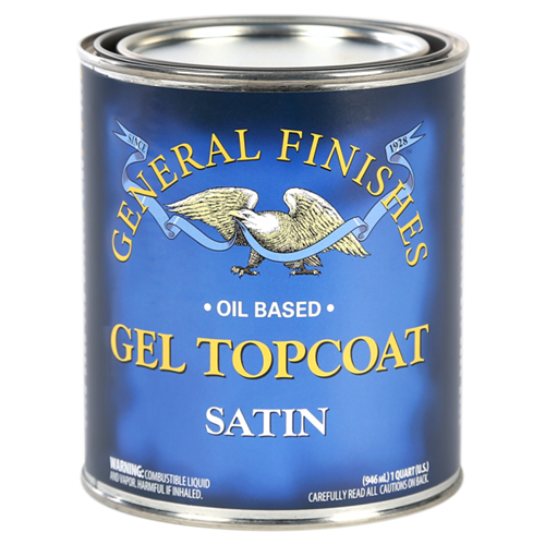 Gel Topcoat Satin -1 Quart