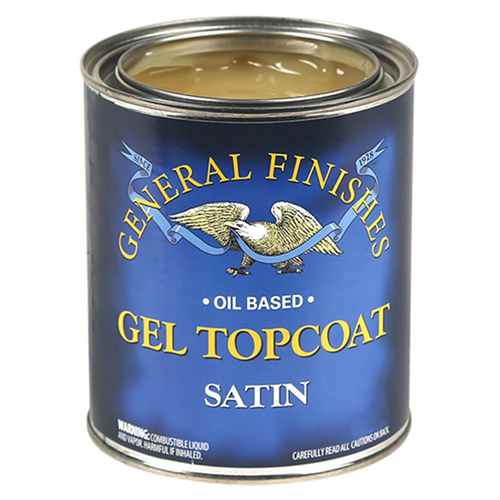 Gel Topcoat Satin - 1 Gallon