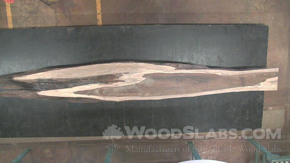 Brazilian Ebony / Pau Santo Wood Slab #GQJ-RC4-GESH