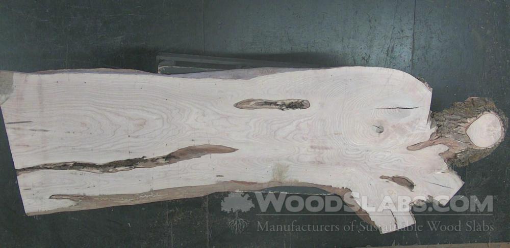 White Ash Wood Slab #4E1-I5Q-W1ZG