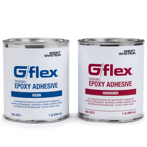 1 Quart West System 655 Gflex Epoxy (x2)