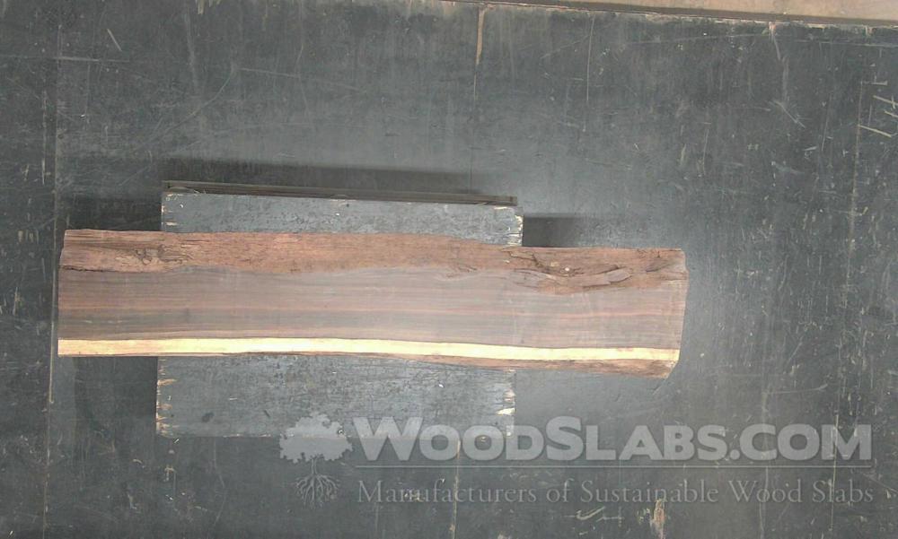 Brazilian Ebony / Pau Santo Wood Slab #1RB-LH0-G3SB