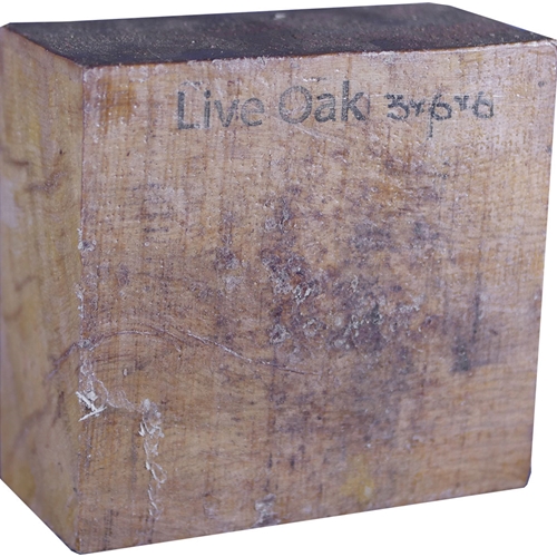 3" x 6" x 6" Live Oak Turning Blanks