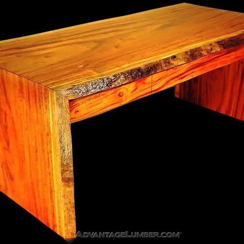 Tigerwood Slab Desk