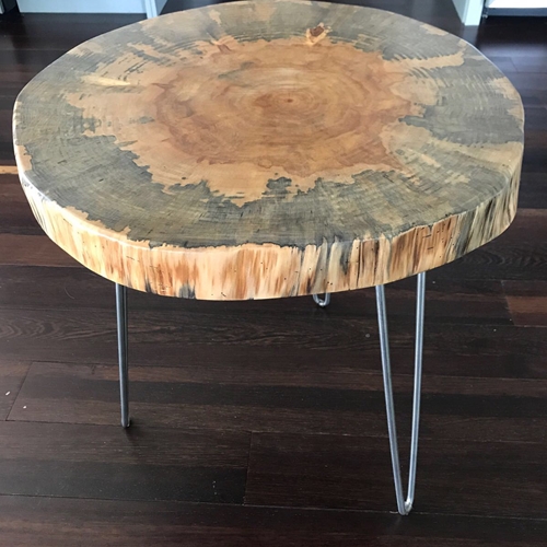 Norfolk Island Pine Side table