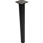 Pillar Base Flat Black  - 30"