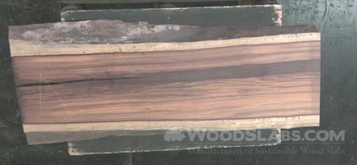 Brazilian Ebony / Pau Santo Wood Slab #QPL-W7P-7ZFU