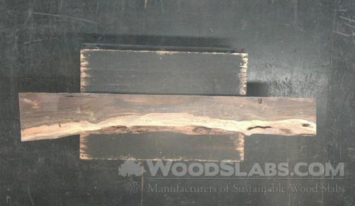 Brazilian Ebony / Pau Santo Wood Slab #HRY-061-X9J6
