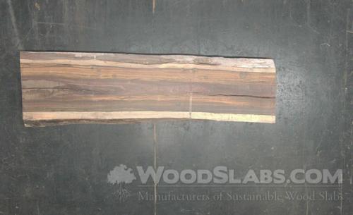 Brazilian Ebony / Pau Santo Wood Slab #IBE-G8L-Y829