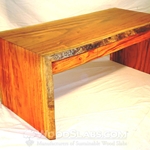 Featured Project: Tigerwood Slab Desk