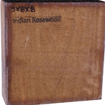 3" x 8" x 8" Indian Rosewood Turning Blanks