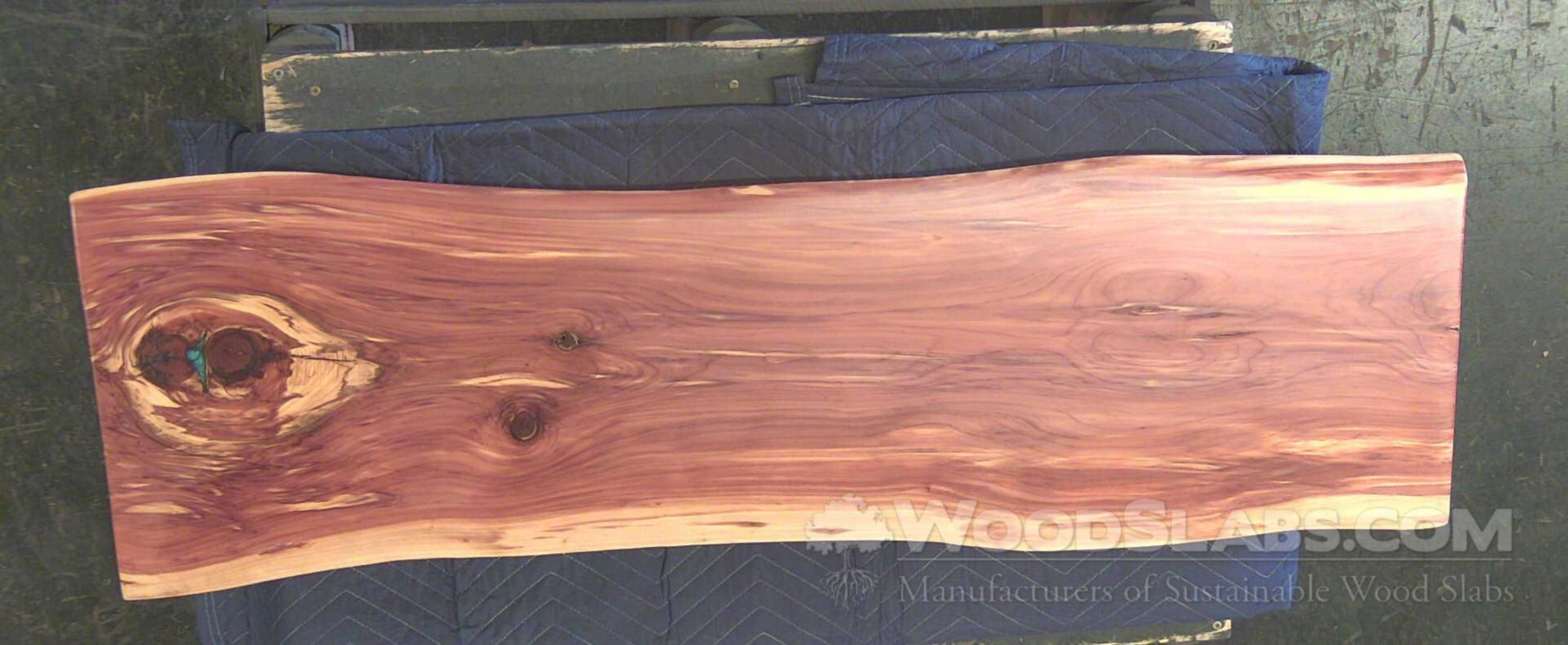 WoodSlabs.com - Aromatic Cedar Wood Slab #OAE-Q5A-R1J0