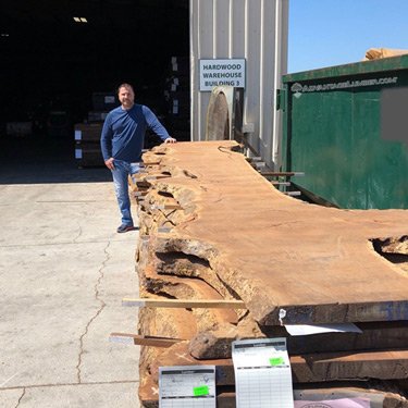 View of WoodSlabs.com - Finishing a Live-Edge Wood Slab Isn’t So Difficult