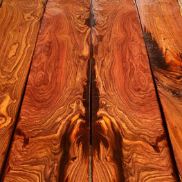 cocobolo wood slab